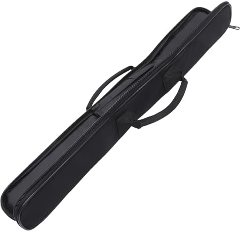 GARVALON Bolsa para Flauta Espuma Gruesa, Tamaño para 2 Flautas, Protector Portátil de Bambú para Estudiantes y Músicos, Estuche de Transporte Resistente para Instrumentos Color Aleatorio