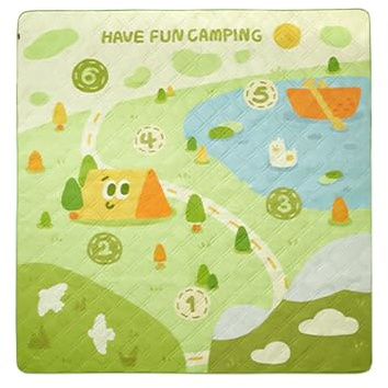 Coperta da picnic, lavabile con tracolla, coperta da picnic a tema gioco, per stadio, festival musicali, spiaggia, soggiorno, prato, e cortile