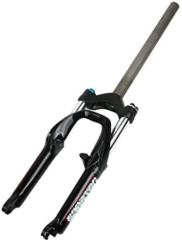 MZP Horquilla Suspensión Bicicleta Plegable 20 Horquilla Delantera Aluminio para Bicicleta Accesorios Ciclismo Disco V- Freno para 4.0 Neumático (Color : Black, Size : 20inch)