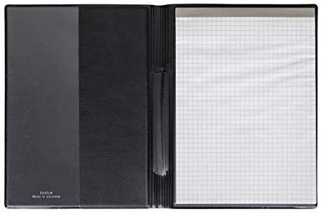 Tooly Kunstleder Schreibmappe DIN A5 mit Block, Tooly Kunstleder Mäppchen. Made in Germany - keine Importware