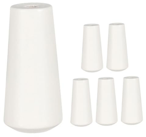 DECHOUS 1 Satz Roller-anhänger Enden Der Jalousienschnur Blindzugknopf Wickler Schnurknöpfe Für Fensterjalousien Blinder Schnurzug Stecker Wicklung Kette Kabellos Doppelt Weiß Holz 6st