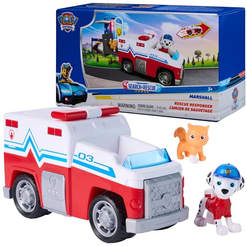 Paw Patrol Search & Rescue Marshall Toy Truck Vehicle with 2 Figures