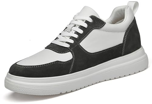 Generisch 2026 Chaussures surélevées pour homme 6/8/10 cm Unisexe Hauteur réglable Chaussures décontractées avec rehausseurs Antidérapantes Respirantes Chaussures de VTT Homme 44