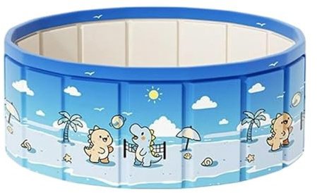Folding Pool - Outdoor Water Play Toy with Drain Pipe for Kids | Outdoor Water Toy, Folding Pool, Kids Swimming Play Area, Drain Pipe Design, Portable Summer Pool, Backyard Fun Activity