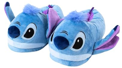 Disney Stitch Zapatillas Casa Mujer, 3D Pantuflas Antideslizantes, Regalo Mujer Adolescentes, Tallas EU 36 a 41