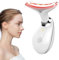 Dispositivo di Bellezza Antirughe, Impacco Caldo a Face Massager con 7 colori - 45 ℃ Terapia Della Luce Massaggiatore Viso EMS lifting del Collo Rassodante per Tonificare il Viso con 3 modalità