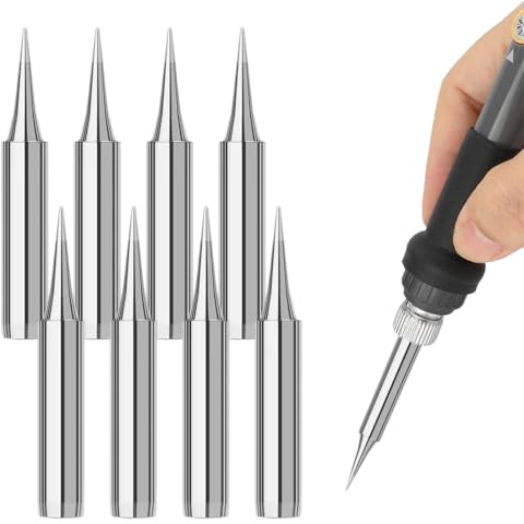 DOKRIN Punte Punte di ricambio per saldatore 900M da 8 pezzi per stazioni di saldatura, apparecchiature di saldatura e accessori (900M-T-I)