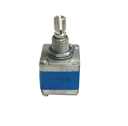 1 x A20K B20K A50K Stereo Channel Volym Potentiometer 8-stifts Fever Grade AD-66A Plommonträd 20 mm (A50k)