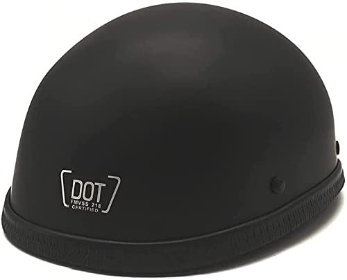 Motorradhelm Retro Halbschalenhelm ECE Zertifizierung Jethelm Mit Schnellverschluss Halbschale Brain-Cap Sturzhelm Herren Damen Mit Sonnenblende Roller Helm 1,M