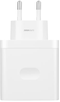 Adaptador de Corriente Supervook Original de realme, Cargador de Pared de Carga rápida USB de 120W, Conector de Pared Tipo C Compatible con Smartphone realme 12＋/GT 6/GT 6T y Otros.
