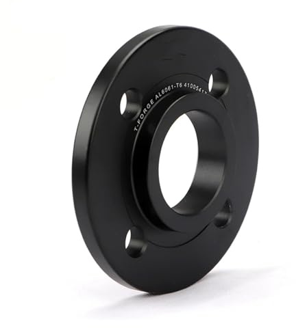 Separadores de rueda Para Fiat 500/500C/para Brava/para Bravo/para Panda/para Punto 176/188 2 piezas PCD 4x98 CB 58,1 mm adaptador espaciador de rueda Espaciador de Rueda(2PCS 10mm Black)