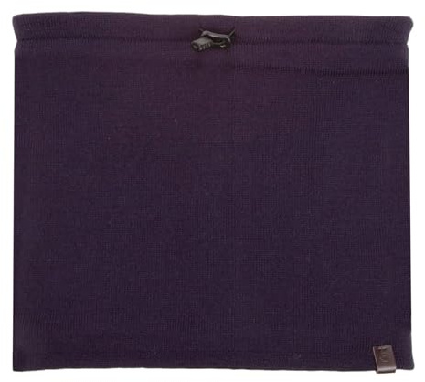 Isotoner Tour de cou homme doublé polaire, cordon ajustable marine