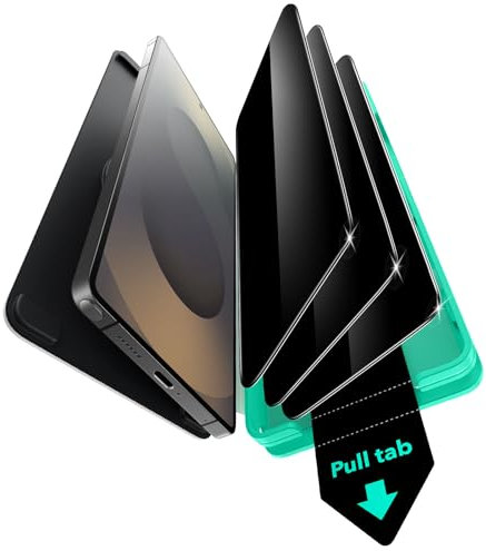 ESR Vetro Privacy per Samsung Galaxy S25 Ultra [6.9], Pellicola temperato anti graffio, Facile installazione, Strumento per eliminare la polvere, Adatto alle custodie, 3 Pezzi