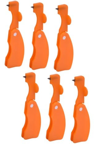 BEBEMOKO 6pezzi Sbucciatore Arance Multiuso Utensile Cucina Facile da Usare Design Ergonomico per Sbucciare e Aprire Arance Senza Rischi per Dita