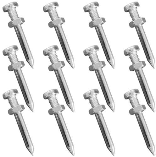 DOITOOL Estacas Metálicas para Zapato Aireador De Césped 26 Piezas 4,2 Cm para Jardín Césped Aireación Suelo Herramientas Profesionales Exteriores Terrazas
