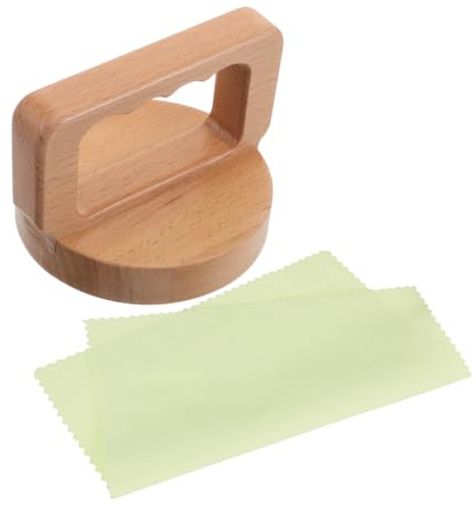 LRXIYODE Baren en Bois Khaki pour Gravure sur Bois avec Poignée Ergonomique, Presse Manuelle à Pression Uniforme, Accessoire pour Projets D'art Gravure sur Papier et Blocs