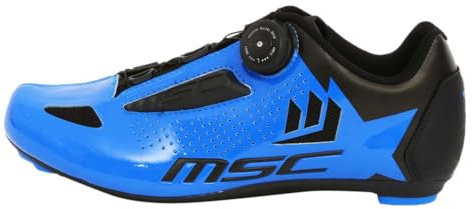 MSC Bikes Aero Road Zapatillas, Unisex Adulto - Azul - EU 43