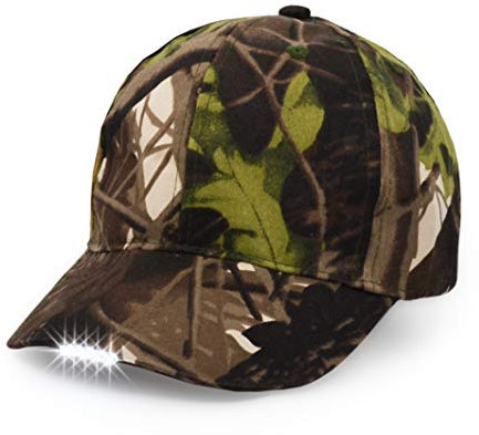 Gorra de béisbol LED, deportes al aire libre para hombres y mujeres gorra de béisbol transpirable, puede ser utilizada para deportes nocturnos trotar al aire libre fiestas festivales Carnaval etc