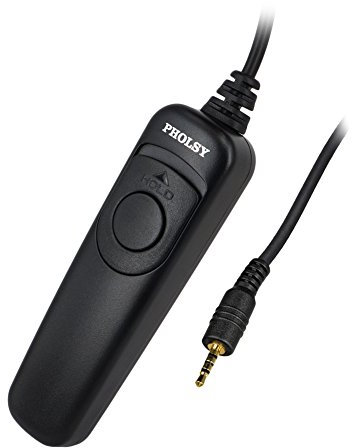 PHOLSY Cable Disparador Remoto P6 Cámara Mando a Distancia/Cable Remoto para Panasonic S5, S1H, S1, G95, G91, FZ10002, G9, GH5, G85, G81, G80, GX8, GX7, GH4, GH3, GH2, FZ2500, FZ2000, FZ1000, FZ330