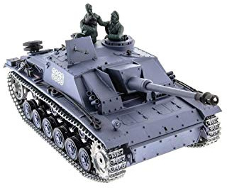 Amewi RC Carro armato 1:16 Antitempesta III R&S/2.4GHZ Catene metalliche/ingranaggi metallici/QC