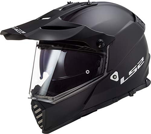 LS2, Casco cross moto Pioneer nero opaco, S