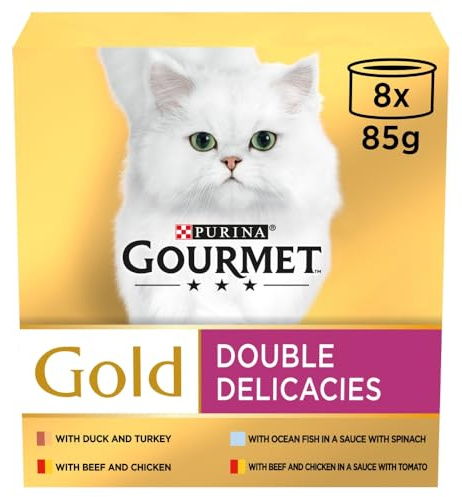 Gourmet Gold Cat Food Duo Beef and Chicken 85g