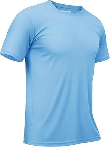 TACVASEN Men's Swimming T Shirt Quick Dry UPF50+ Rash Guard Running Sports Gym Work Tee UV Summer Short Sleeve Tops