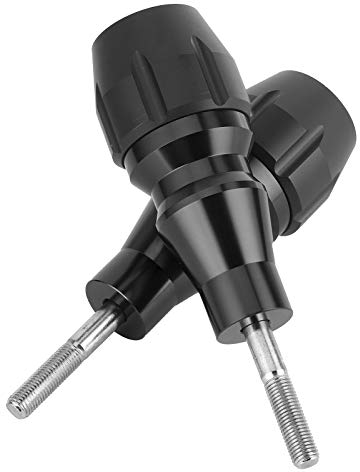 Motorrad Sturzschutz, Crash Protector Sturzpads,10 mm Edelstahl Universal Anti Kollisions Motorrad Sturzschutz Auspuff Rahmengleiter Schutz Schraubendurchmesser für Motorräder