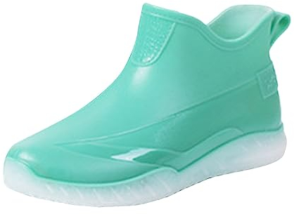 Bench Boots Damen Wildling Schuhe Damen 40 leichte -Regenstiefel, gefrostete Outdoor-Regenstiefel (Green, 37) Stiefeletten Damen Mit Absatz Leder Tactical Boots Shoes For Women