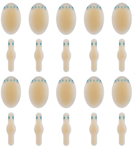 JTKREW 20 Stück Hydrokolloid Pflaster,Blasenpflaster, Wasserdicht Gel Pflaster,Ferse Blasenpflaster,Vorfuß Ferse Fersenschutz,Linderung von Reibungsschmerzen Finger,Zehen,Vorfuß, Ferse