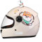 QJWMatic Integraler Motorradhelm Für Kinder, Vier-Jahreszeiten-Helm Mit Sonnenblende, Für Jungen Und Mädchen Im Alter Von 3–12 Jahren F,48-55CM