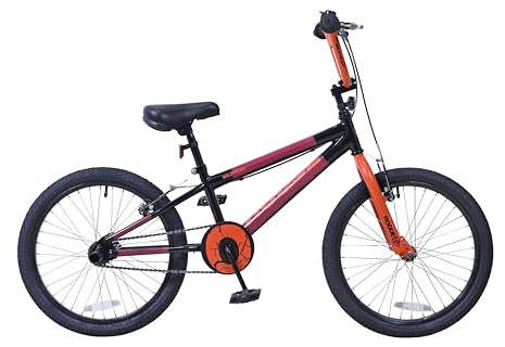 Wildtrak - Rogue BMX - 20 Inch Bike for Children 7-9 Years Old, Adjustable brakes - Black and Red