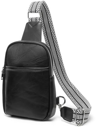 Miss Lulu Damen LB2356 BK Bauchtasche, Schwarz