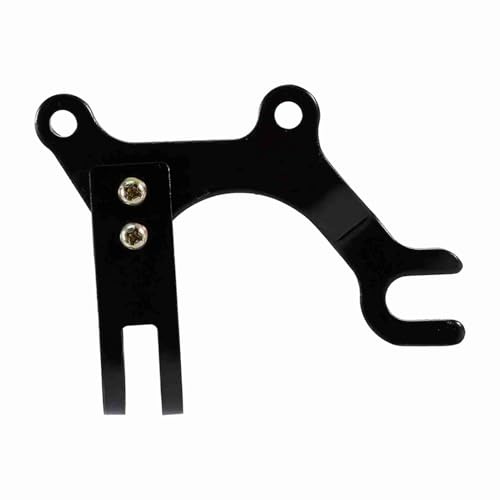 Adfaga Adattatore staffa freno a disco regolabile Convertitore per montaggio freno bicicletta in metallo di alta qualità per mountain bike da strada Nero 22MM 31,8MM Opzionale
