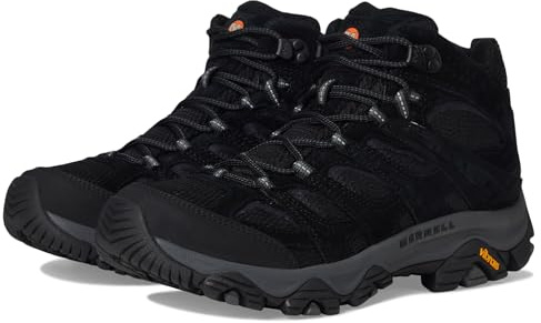Merrell Men's Moab 3 Mid Hiking Boot, Black Night, 9