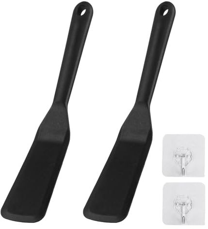 2 Pz Spatola Silicone Cucina, Spatola Cucina Utensili Pasticceria, Spatole per Dolci Antiaderente, Spatola in Silicone per Cucina, Spatola da Resistente al Calore per Cuocere Cucinare, con 2 Ganci