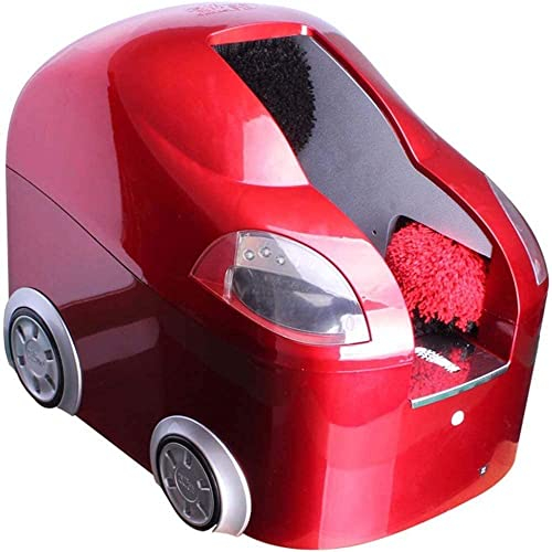 ASEENXPS Pulidora eléctrica, Cepillo eléctrico automático for zapatos Pulidora de zapatos, Pulidora de zapatos Sensor automático Limpiabotas vertical Máquina de cepillado de zapatos eléctrica de doble