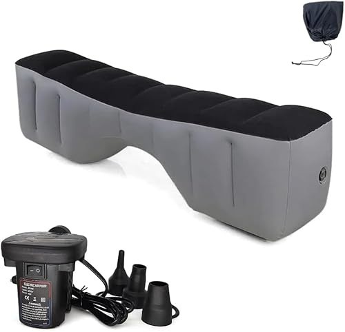 xixikiss Matelas Voiture, Matelas Gonflable, Matelas Gonflable Voiture, lit de Voiture Pur Chien, Adultes, Enfants, Pliable, SUV, MPV, RV, Repos, Sommeil, Camping, Voyages, avec Pompe à air