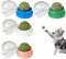 WeddHuis 4 Pièces Balles à la Cataire Jouet pour Chat, Boules de Cataire Rotatives à Fixer au Mur, Catnip Balls pour Chat