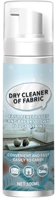 Espuma de Limpieza en Seco para Sofá,Limpiador de Alfombras Premium, para Tela de Sofá,Agente de Limpieza en Seco,Spray Limpiador para Sofa de Tela 100ML