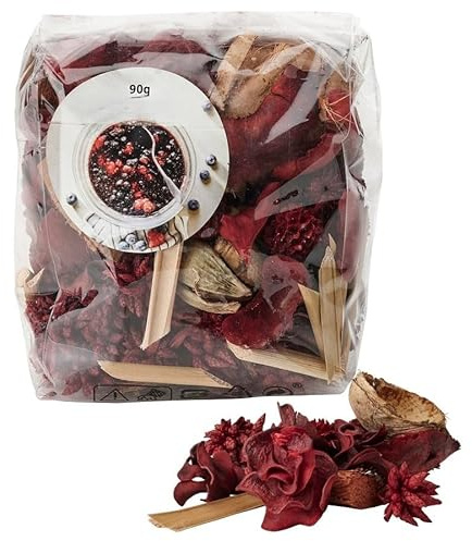 Fakhri Scented Potpourri Berries Red 90g – Festive Christmas & X-mas Home Fragrance Décor | Holiday Aroma Mix for Bowls, Gift Hampers & Displays