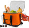 Kühltasche - Picknicktasche - Thermotasche - Einkaufstasche 43 x 27 x 36 cm - 32 Liter in 3 Farben DS (Orange)