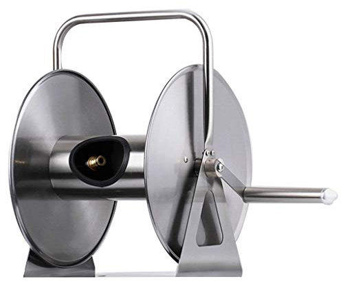 YUESFZ Schlauchaufroller Schlauchbox Wandhalterung Wasserrohr-Lagerregal Aus Edelstahl Gartenbewässerung Hochdruckschlauch Haushaltswassersammelrollenrolle (Color : Blue, Size : Hose Reel+30Mpipe)