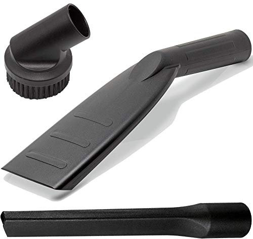Fugendüsenset mit Autodüse lang und Saugpinsel 35mm Möbelpinel Nass Trocken Sauger Haushaltsstaubsauger Düse für Polster Auto Fugendüse schmale Düse