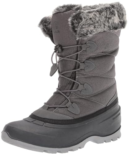 Kamik Women's Momentum 3 Snow Boot, Charcoal, 6 UK