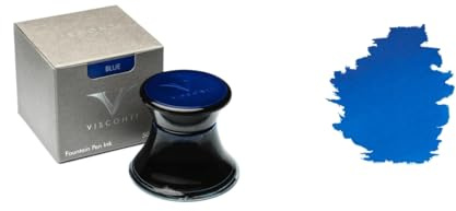 Calamaio in vetro Visconti Blu 50ml