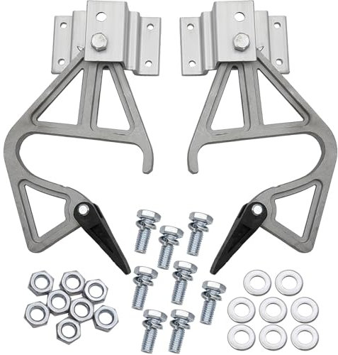 ZUDKSUY Aluminum Ladder Lock Kit A Pair of Plum Blossom Disc Buckle Ladder Lock Kit Extension Ladder Parts Rope Hook Pulley Activity Ladder Feet