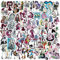 AUCEKO 70 Stück Monster High Aufkleber Pack Monster High Sticker Set wasserdichte Vinyl Sticker für Laptop Kinder Autos Motorrad Fahrrad Skateboard Gepäck Koffer Computer Aufkleber Graffiti Decal