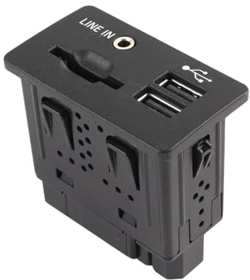WASTEBIN Installation facile des interfaces sonores avec lecteur de cartes, mises à niveau essentielles pour les amateurs de musique, port USB de rechange pour voiture