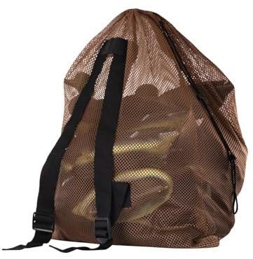 Sac de leurre de dinde | Sac de protection en maille pour leurres de sauvagine | Équipement de transport léger avec sangles confortables réglables pour la sauvagine, jaune, Refer to description